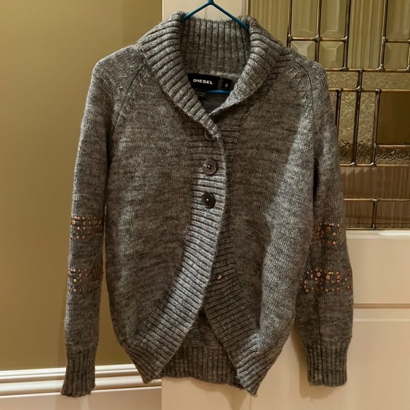 Girl Diesel Wool Cardigan size 6y - Picture 1 of 7
